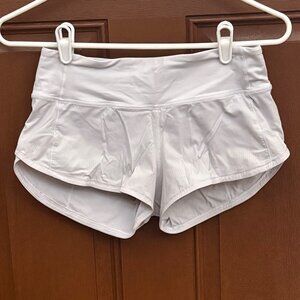 Lululemon Speed Up Shorts, Sz 2, 2.5" inseam
